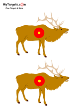 Life-like Elk Target
